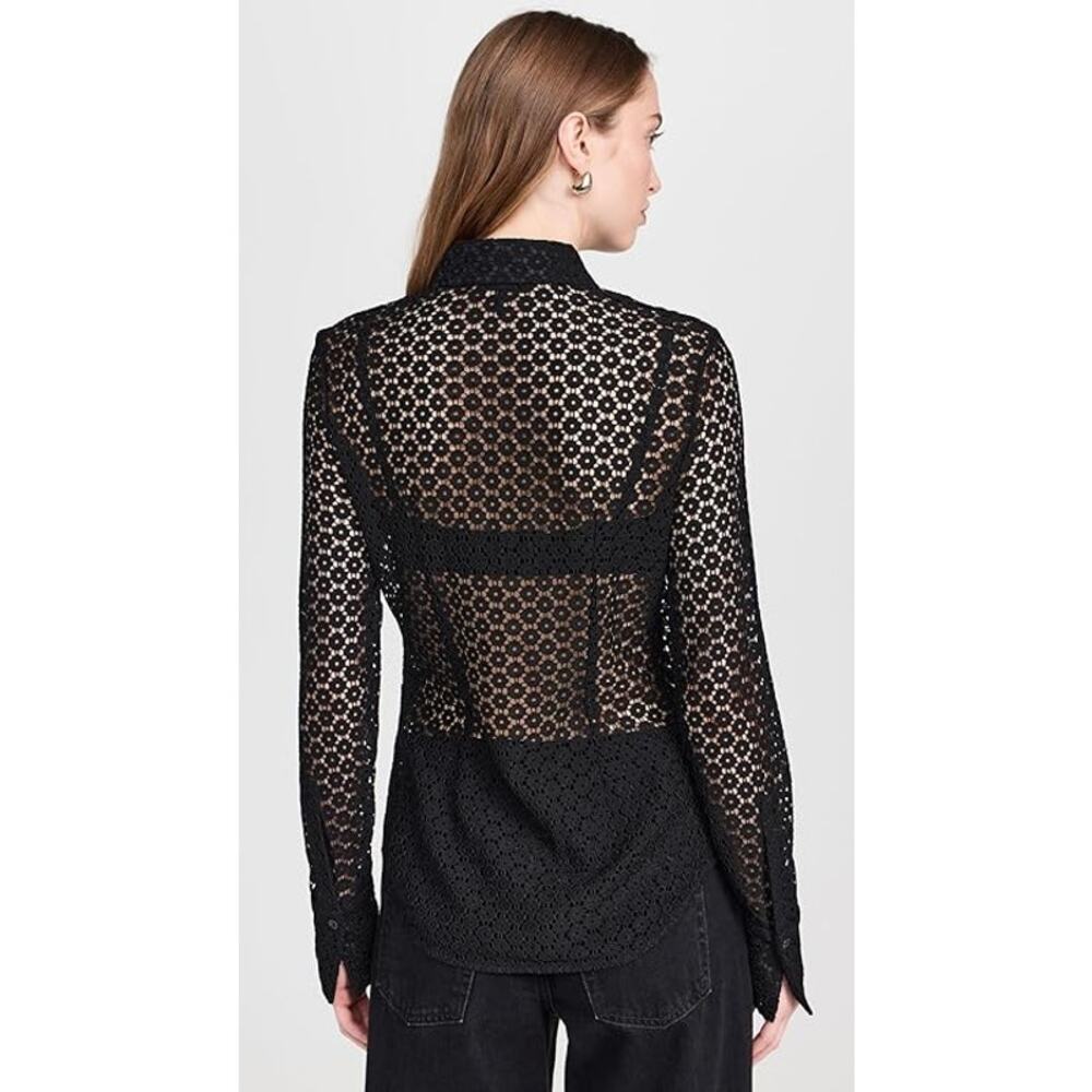 RAG & BONE Yvette Lace Button-Up Shirt - Picture 2 of 13